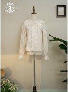 Miss Point Forest Picture Book Dolly Collar Blouse(Reservation/Full Payment Without Shipping)